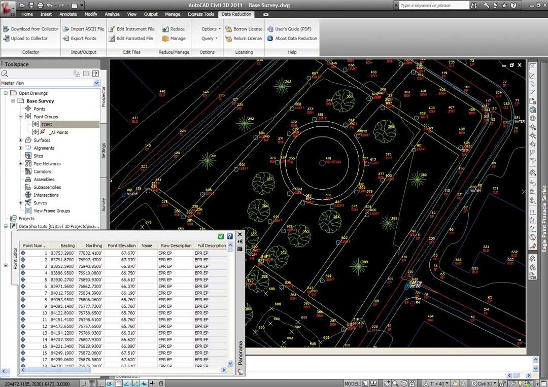 Data Reduction for Civil 3D Benefit 1