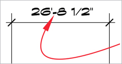 Dashes in Dimensions